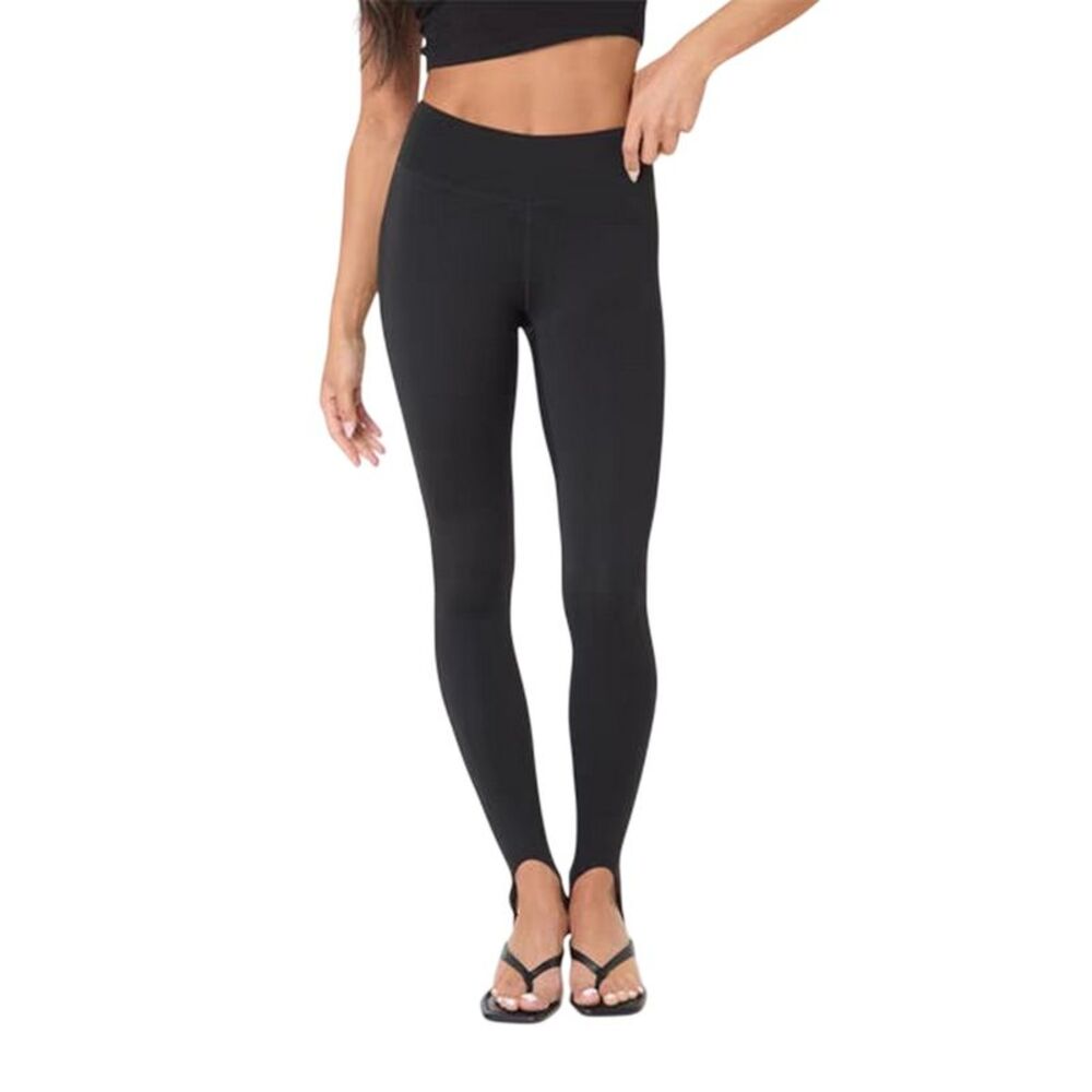 I Saw It First Womens/Ladies Smooth Skinny Leggings / Black
